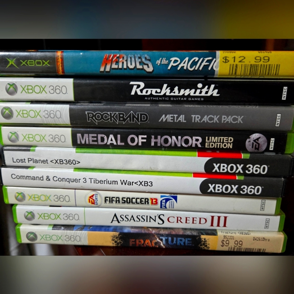 XBOX 360 Games (8) (Xbox bonus game)(1)